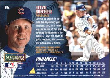 1995 Pinnacle - Museum Collection #182 Steve Buechele Back