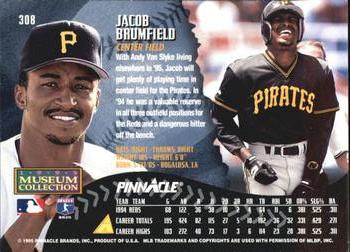 1995 Pinnacle - Museum Collection #308 Jacob Brumfield Back