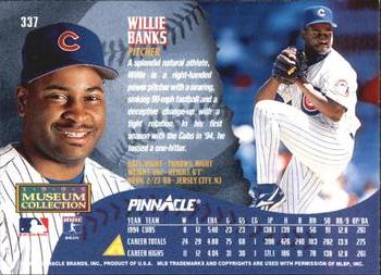 1995 Pinnacle - Museum Collection #337 Willie Banks Back