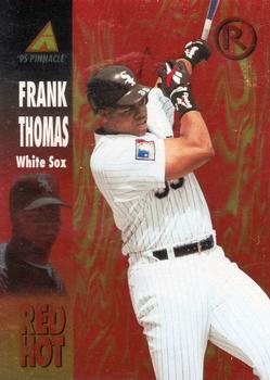 1995 Pinnacle - Red Hot #RH3 Frank Thomas Front