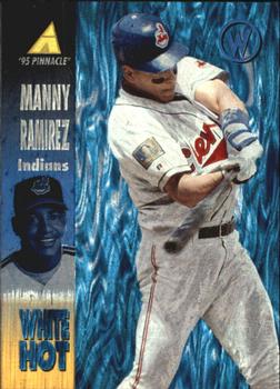 1995 Pinnacle - White Hot #WH15 Manny Ramirez Front