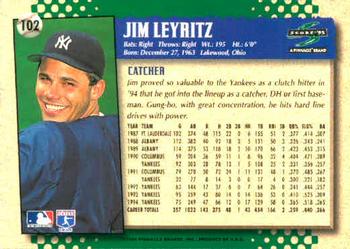 1995 Score #102 Jim Leyritz Back