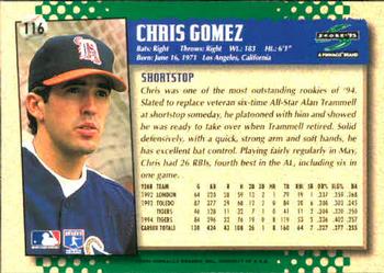 1995 Score #116 Chris Gomez Back