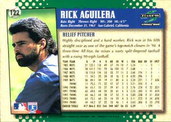 1995 Score #122 Rick Aguilera Back