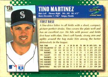 1995 Score #128 Tino Martinez Back