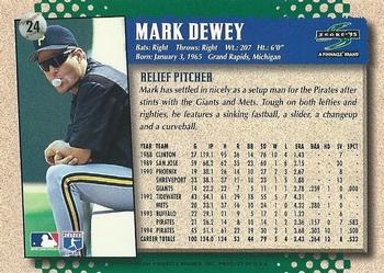 1995 Score #24 Mark Dewey Back
