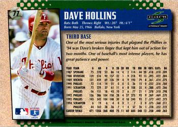 1995 Score #77 Dave Hollins Back