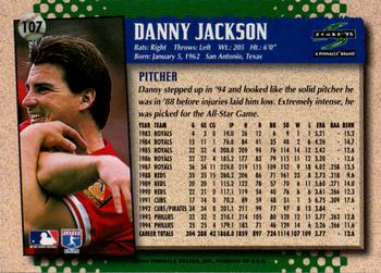 1995 Score #107 Danny Jackson Back
