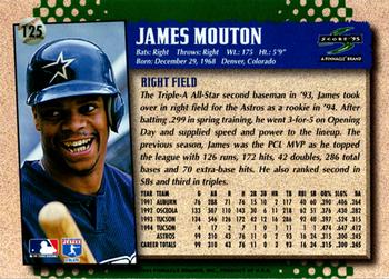 1995 Score #125 James Mouton Back