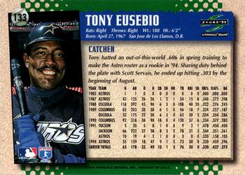 1995 Score #133 Tony Eusebio Back