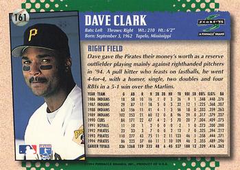 1995 Score #161 Dave Clark Back