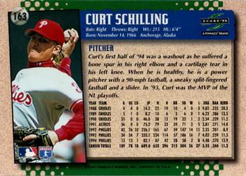 1995 Score #163 Curt Schilling Back