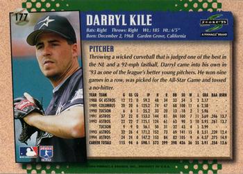 1995 Score #177 Darryl Kile Back