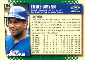 1995 Score #205 Chris Gwynn Back