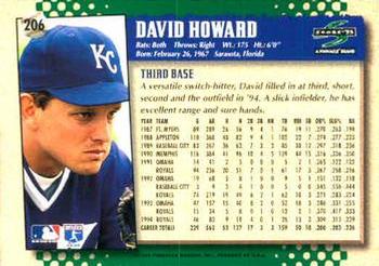 1995 Score #206 David Howard Back