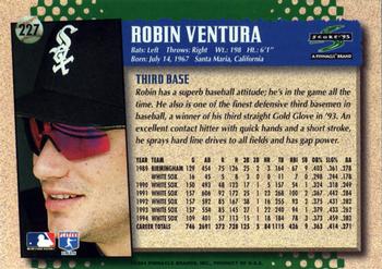 1995 Score #227 Robin Ventura Back