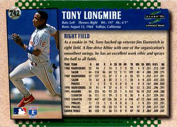 1995 Score #242 Tony Longmire Back
