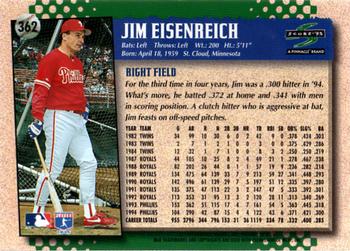 1995 Score #362 Jim Eisenreich Back