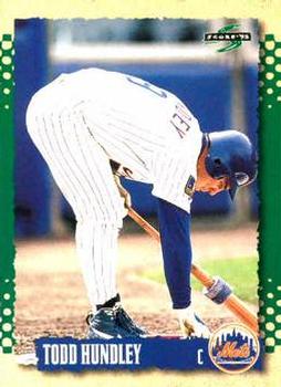 1995 Score #416 Todd Hundley Front