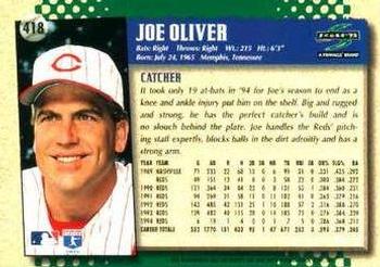 1995 Score #418 Joe Oliver Back
