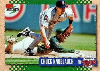 1995 Score #431 Chuck Knoblauch Front
