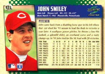 1995 Score #471 John Smiley Back