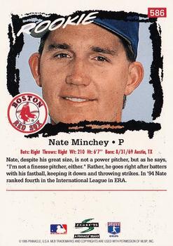 1995 Score #586 Nate Minchey Back