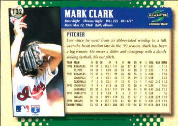 1995 Score #132 Mark Clark Back
