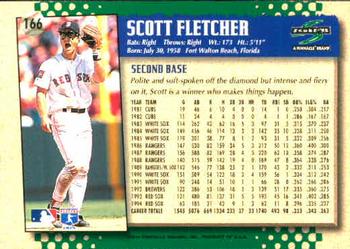1995 Score #166 Scott Fletcher Back