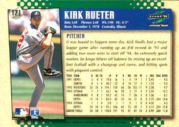 1995 Score #171 Kirk Rueter Back