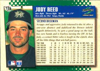 1995 Score #176 Jody Reed Back