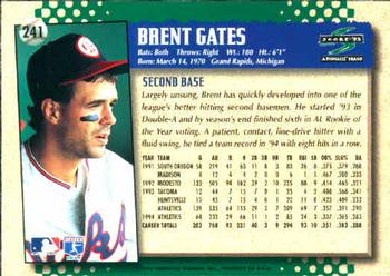 1995 Score #241 Brent Gates Back