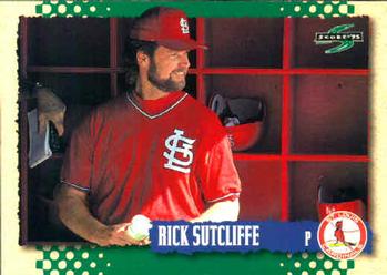 1995 Score #244 Rick Sutcliffe Front