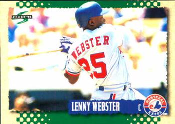 1995 Score #258 Lenny Webster Front
