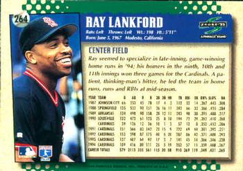 1995 Score #264 Ray Lankford Back