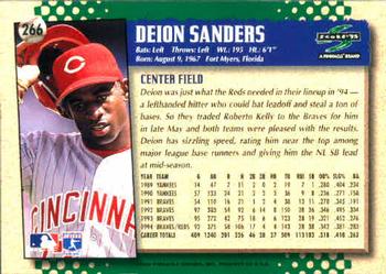 1995 Score #266 Deion Sanders Back