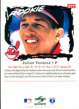 1995 Score #277 Julian Tavarez Back