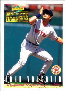 1995 Score #314 John Valentin Front