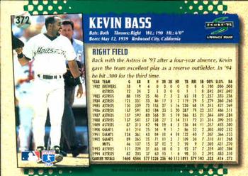 1995 Score #372 Kevin Bass Back