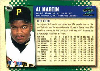 1995 Score #380 Al Martin Back