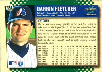 1995 Score #387 Darrin Fletcher Back