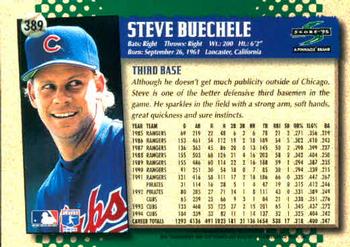 1995 Score #389 Steve Buechele Back