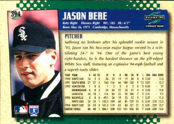 1995 Score #394 Jason Bere Back
