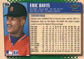 1995 Score #406 Eric Davis Back