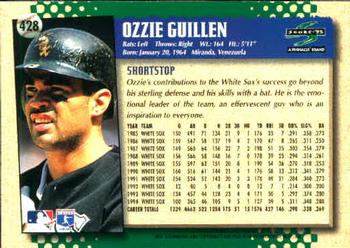 1995 Score #428 Ozzie Guillen Back