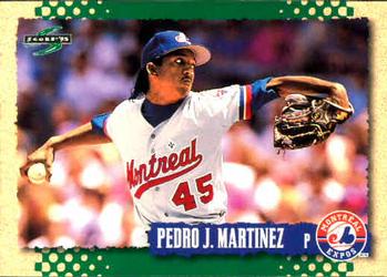 1995 Score #444 Pedro J. Martinez Front