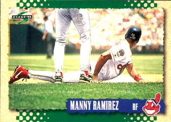 1995 Score #445 Manny Ramirez Front