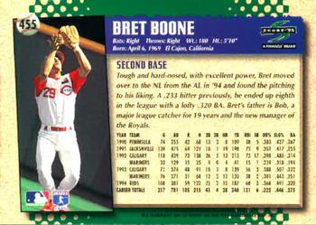 1995 Score #455 Bret Boone Back