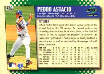 1995 Score #460 Pedro Astacio Back