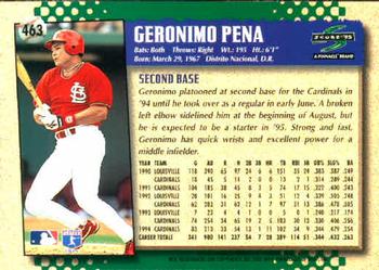 1995 Score #463 Geronimo Pena Back